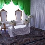 Throne Chairs White and Gold